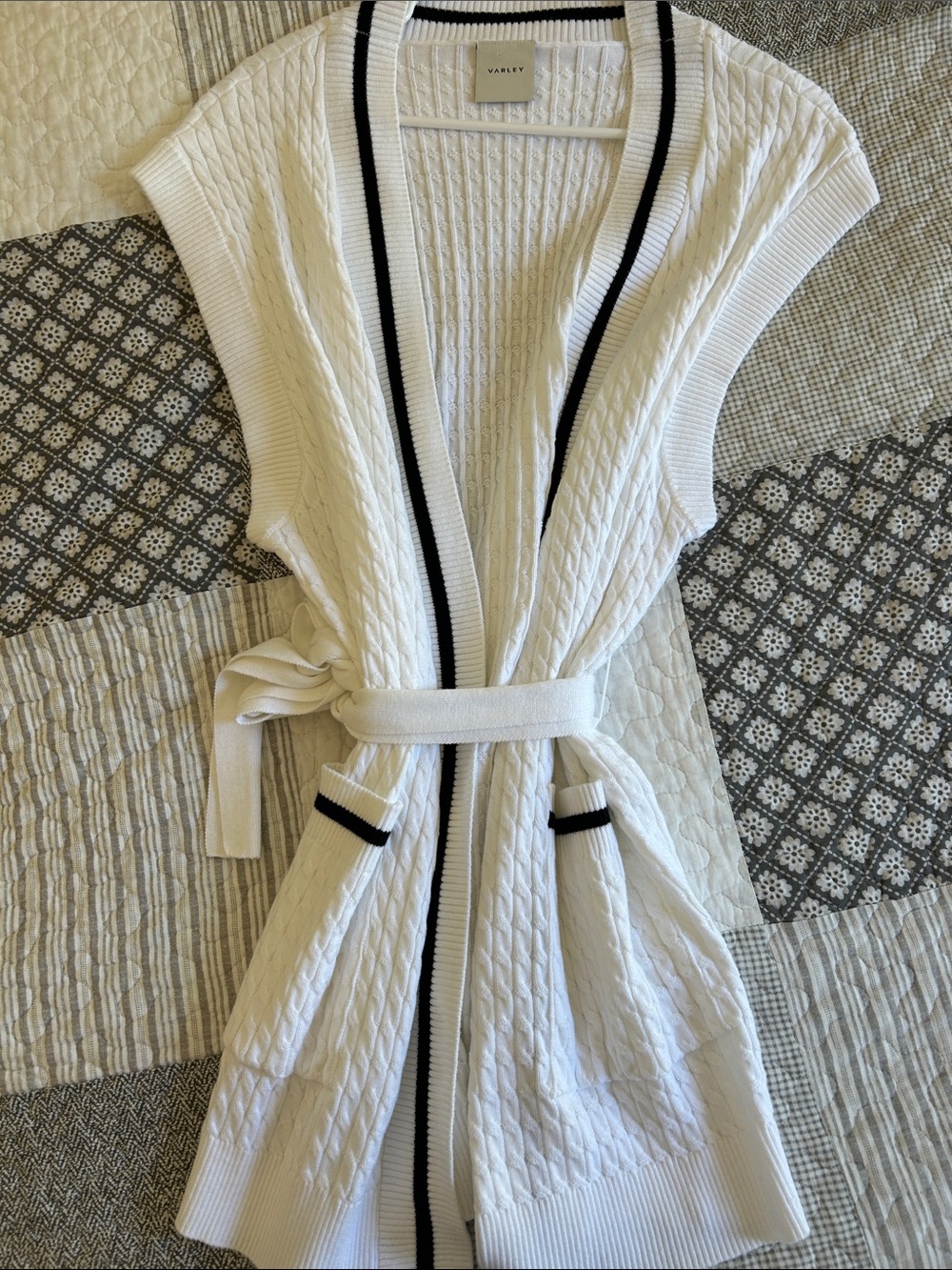 Varley cotton/viscose blend vest